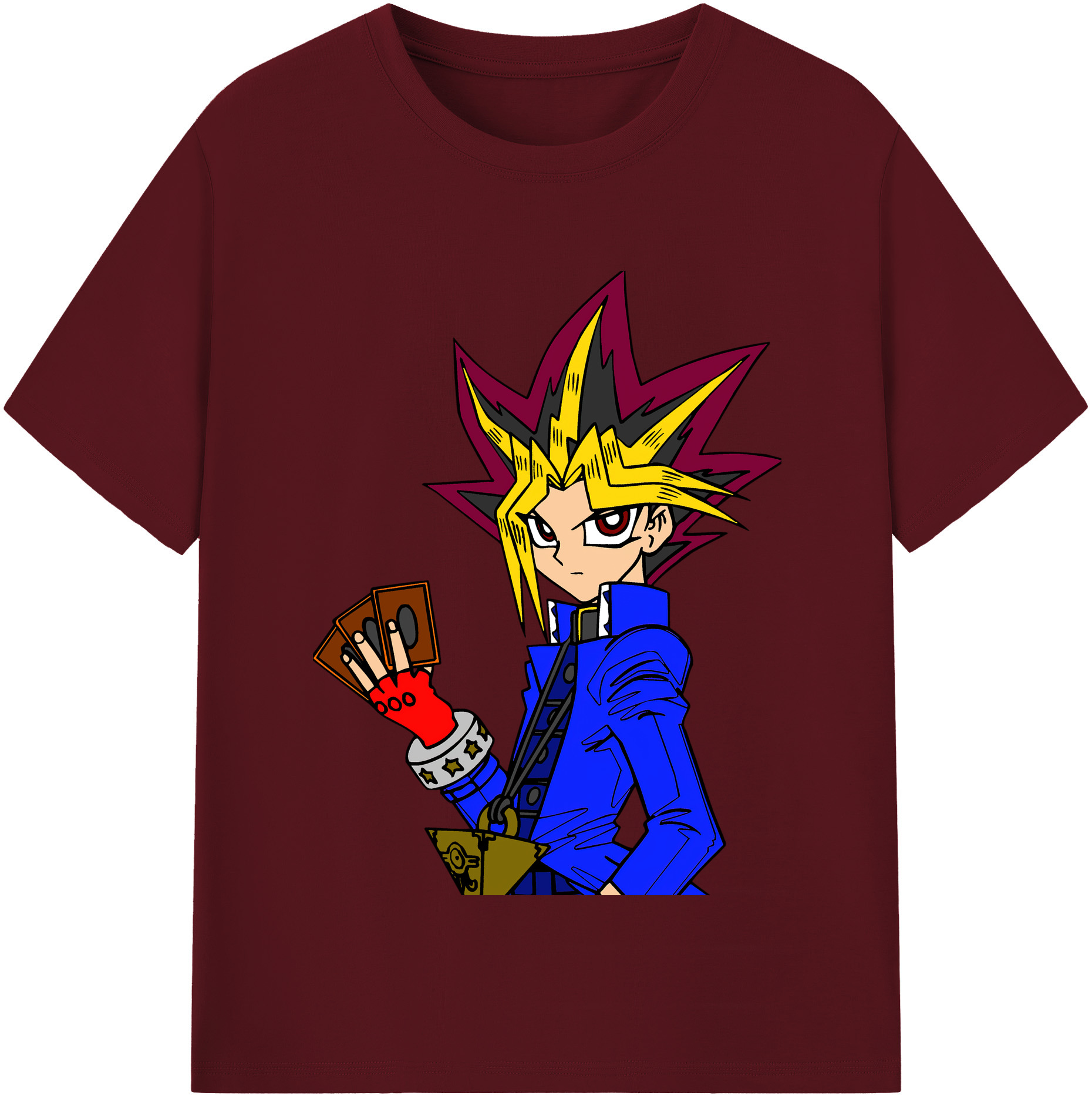 （画像用） 遊☆戯☆王 Yu-Gi-Oh! 綿100％半袖Tシャツ（フロントプリント）